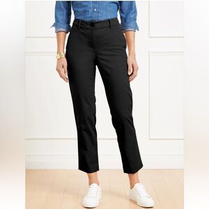 Talbots Black Perfect Crop Pants NWT